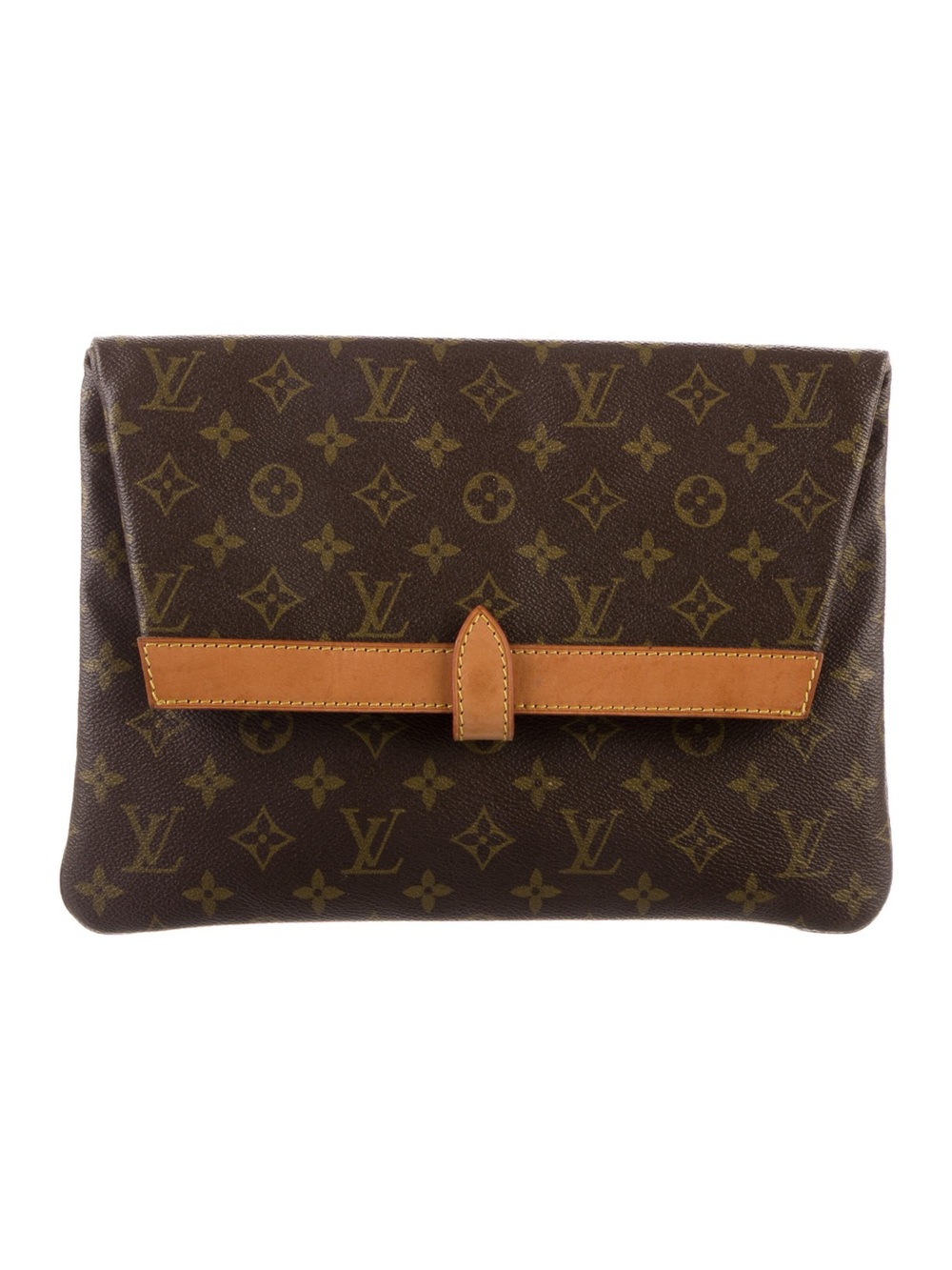 Louis Vuitton Vintage LV Canvas Monogram Pliante Folded Clutch Purse - Picture 2 of 7